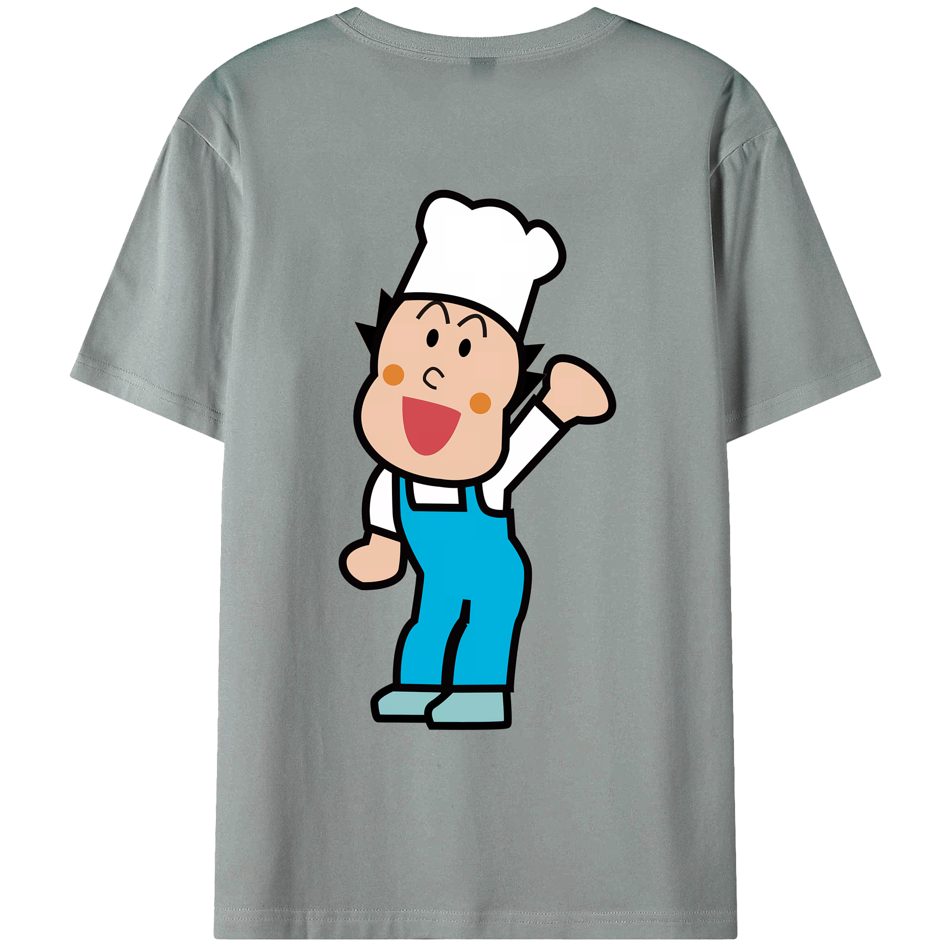 （画像用） アンパンマン Anpanman 綿100％ メンズ半袖Tシャツ（バックプリント） 通気性